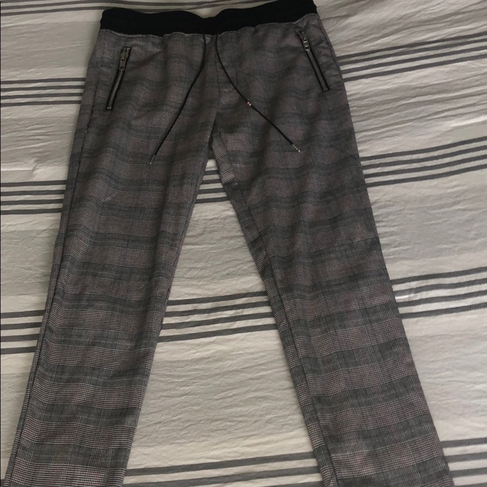 Forever 21 Plaid Flexible Plaid Pants